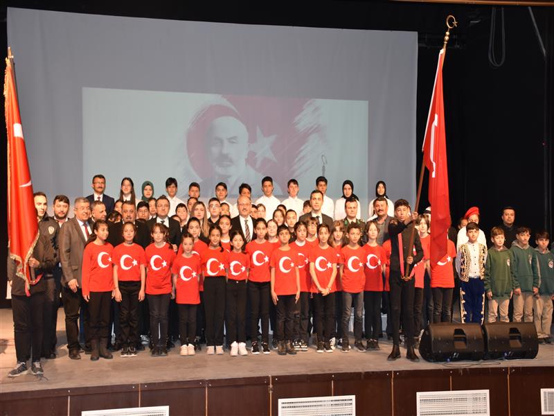 BAŞKAN YAKA 12 MART İSTİKLAL MARŞI’NIN KABULÜ VE M. AKİF ERSOY’U ANMA PROGRAMINA KATILDI